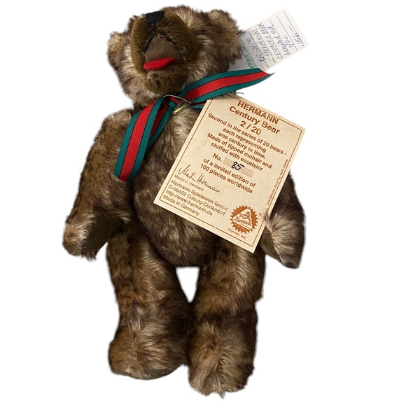 Hermann Century Bear Numbered Limited Furry Collector Item New - Picture 3 of 11